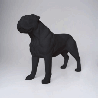 Figura Decorativa de Perro – American Bulldog