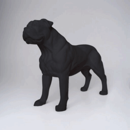 Figura Decorativa de Perro – American Bulldog