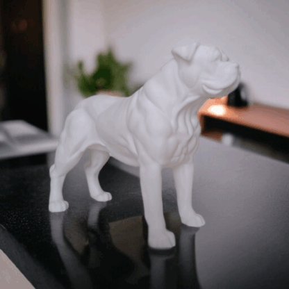 Figura Decorativa de Perro – American Bulldog - Imagen 5