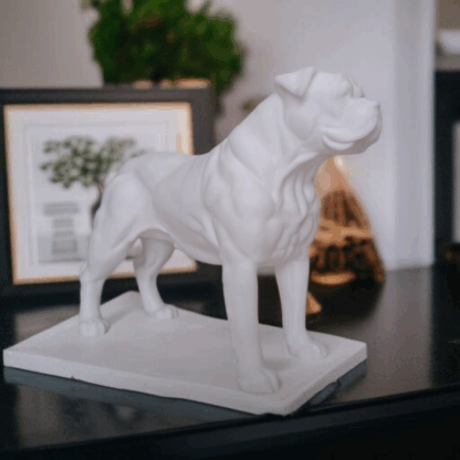 Figura Decorativa de Perro – American Bulldog - Imagen 6