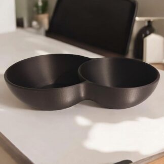 Bowl Doble para Snacks – Diseño Moderno