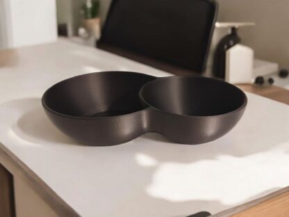Bowl Doble para Snacks – Diseño Moderno