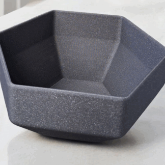 Bowl Hexagonal Moderno con Bordes Redondeados