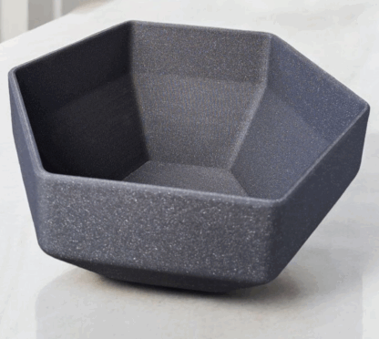 Bowl Hexagonal Moderno con Bordes Redondeados