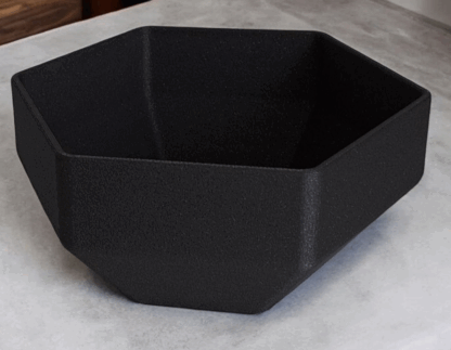 Bowl Hexagonal Moderno con Bordes Redondeados - Imagen 5