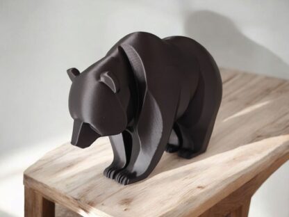 Escultura Oso Minimalista Contemplativo