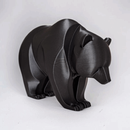 Escultura Oso Minimalista Contemplativo - Imagen 5