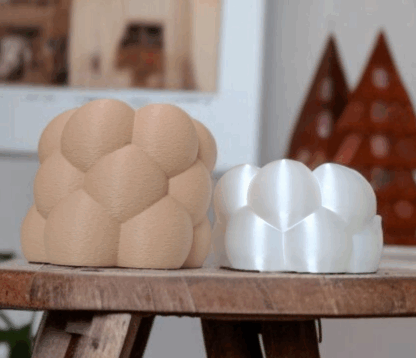 Set de Porta Velas Burbuja (2 unidades) - Imagen 4