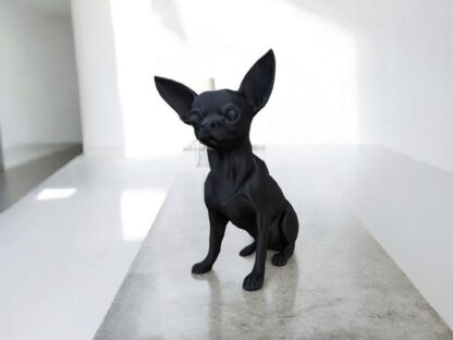 Chimini – Escultura Minimalista de Chihuahua - Imagen 3