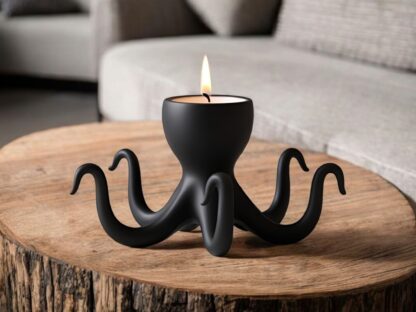 Porta Velas Pulpo Minimalista - Imagen 4