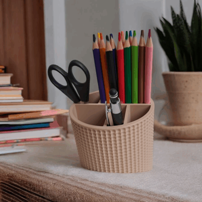 Portalápices Retro Orb – Estilo 70s - Imagen 2