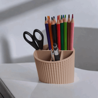 Portalápices Retro Orb – Estilo 70s