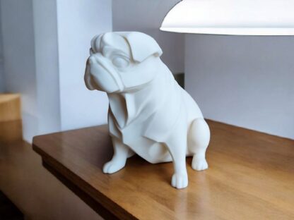 Escultura Pug MiniChubby – Encanto Minimalista - Imagen 2