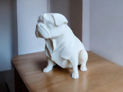 Escultura Pug MiniChubby – Encanto Minimalista - Imagen 3