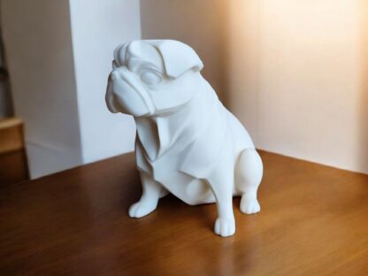 Escultura Pug MiniChubby – Encanto Minimalista - Imagen 6