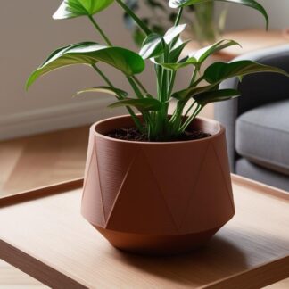 Maceta Geométrica DúoCono – Estilo Contemporáneo