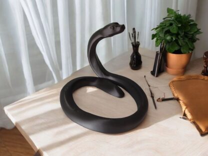 Escultura Serpiente Minimalista - Imagen 4