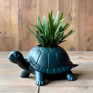 Maceta Tortuga Realista Decorativa