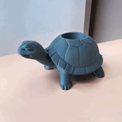Maceta Tortuga Realista Decorativa - Imagen 5