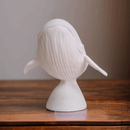 Escultura de Ballena Realista con Base - Imagen 12