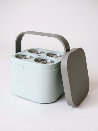 Nevera Portátil 3D para 4 Latas | Enfriador Congelable - Imagen 3