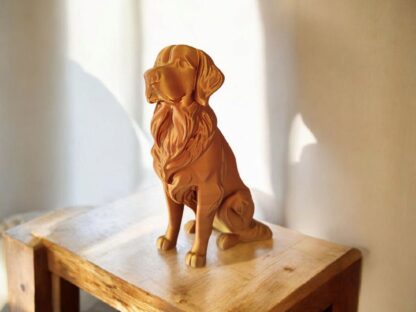 GoldenZen – Escultura Moderna de Golden Retriever - Imagen 2