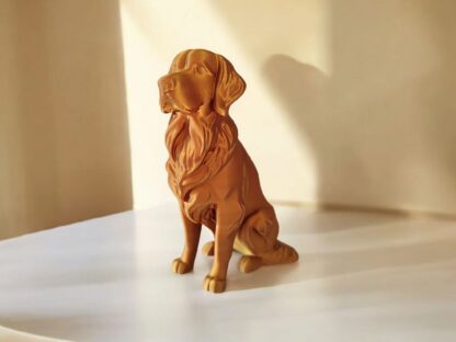 GoldenZen – Escultura Moderna de Golden Retriever - Imagen 3
