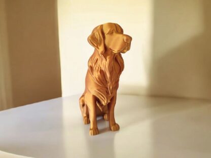 GoldenZen – Escultura Moderna de Golden Retriever - Imagen 4