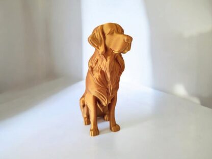 GoldenZen – Escultura Moderna de Golden Retriever - Imagen 5