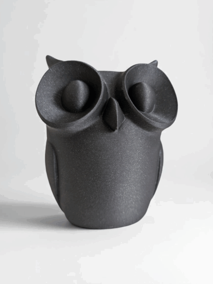 Escultura Minimalista de Búho – Forma pura y ojos expresivos - Imagen 7