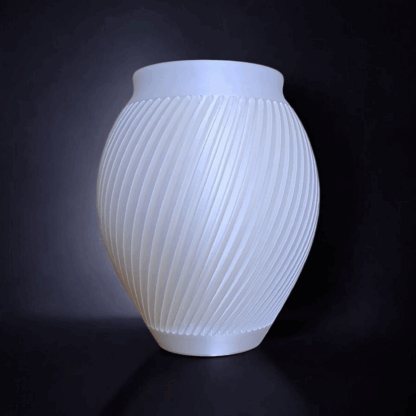 Versa – Florero Esculpido con Lamas Profundas - Imagen 2